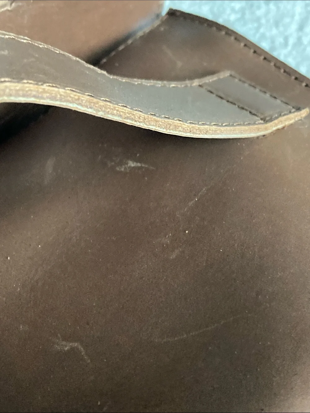 ABLE mare handle clutch in whisky